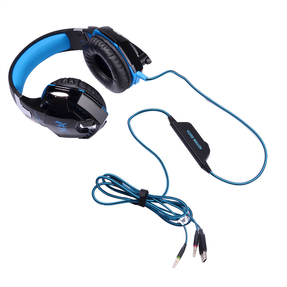 Heavy Bass Gaming Headphones with Mic for Immersive Audio