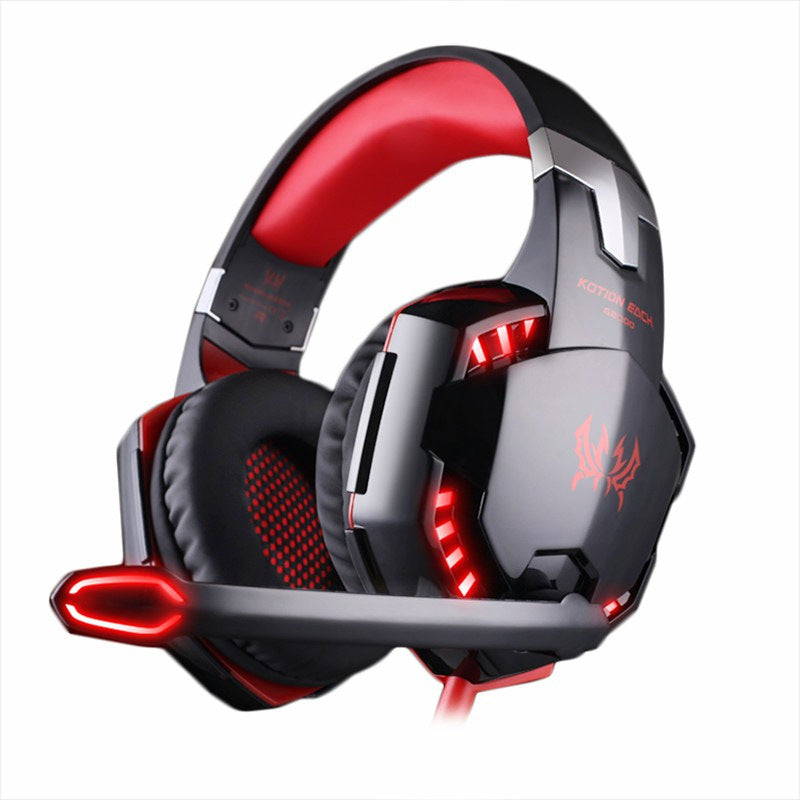Heavy Bass Gaming Headphones with Mic for Immersive Audio
