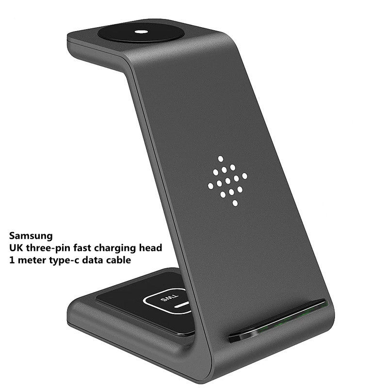 3-in-1 Fast Wireless Charging Station for Apple & Android