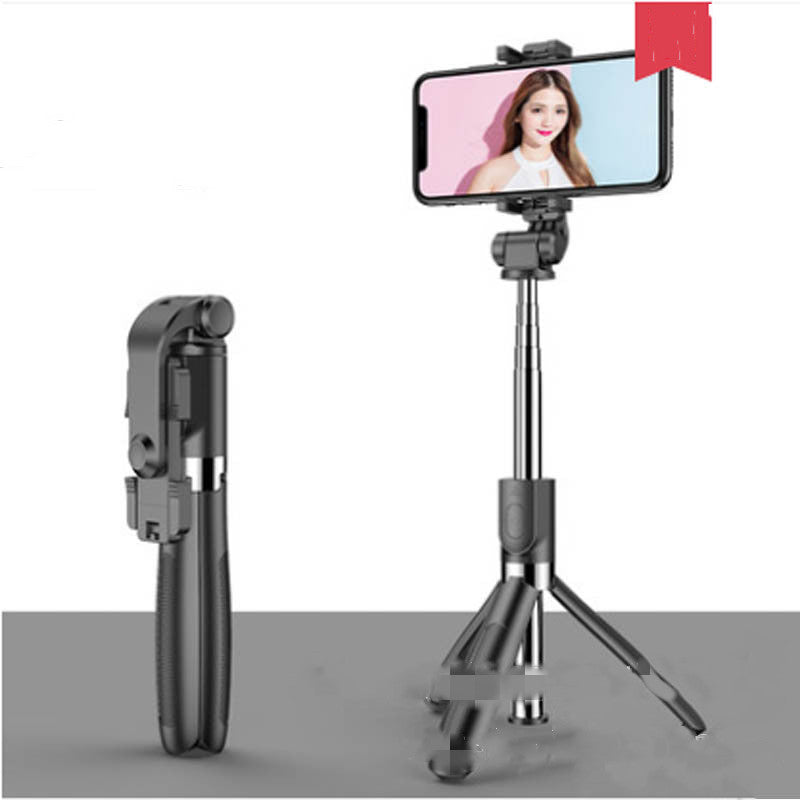 Bluetooth Selfie Stick & Phone Tripod Stand for iPhone & Android