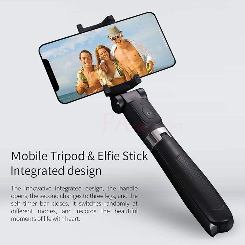 Bluetooth Selfie Stick & Phone Tripod Stand for iPhone & Android