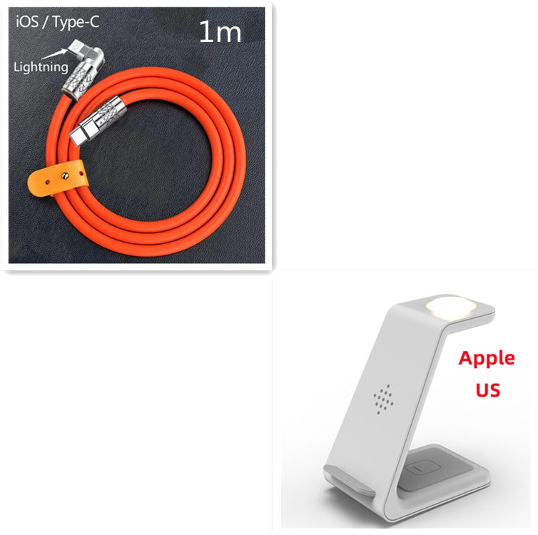 3-in-1 Fast Wireless Charging Station for Apple & Android