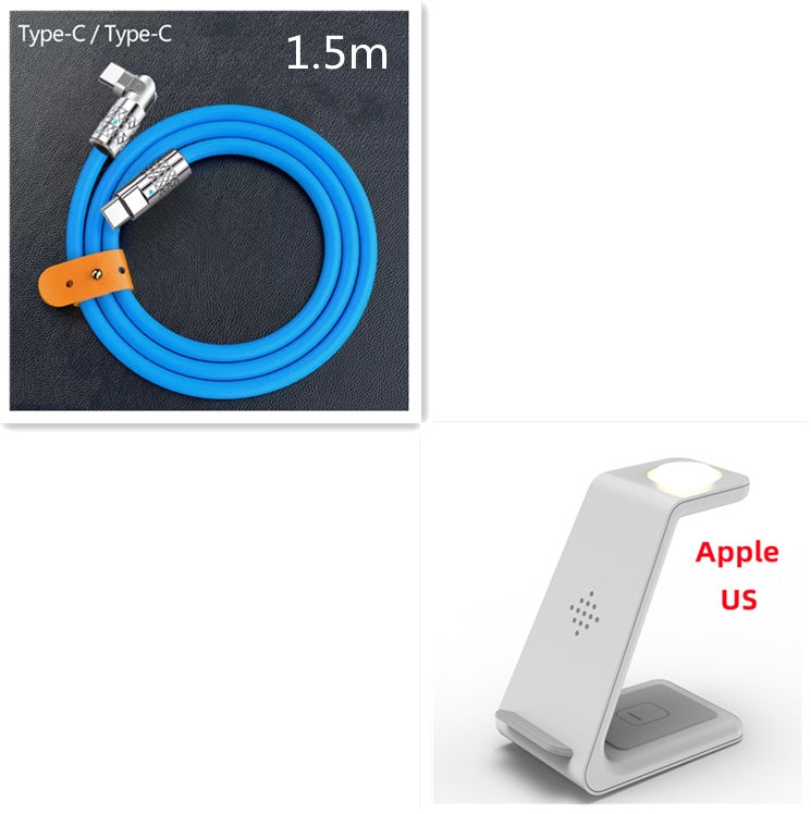 3-in-1 Fast Wireless Charging Station for Apple & Android