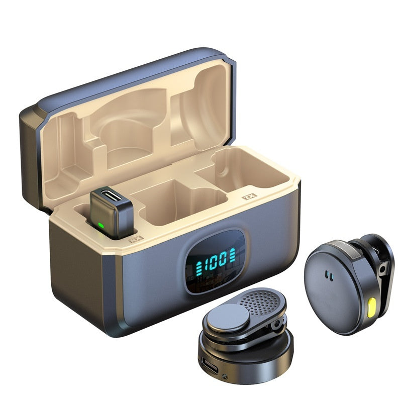 Wireless Lavalier Microphone for Mobile Live Streaming & Recording