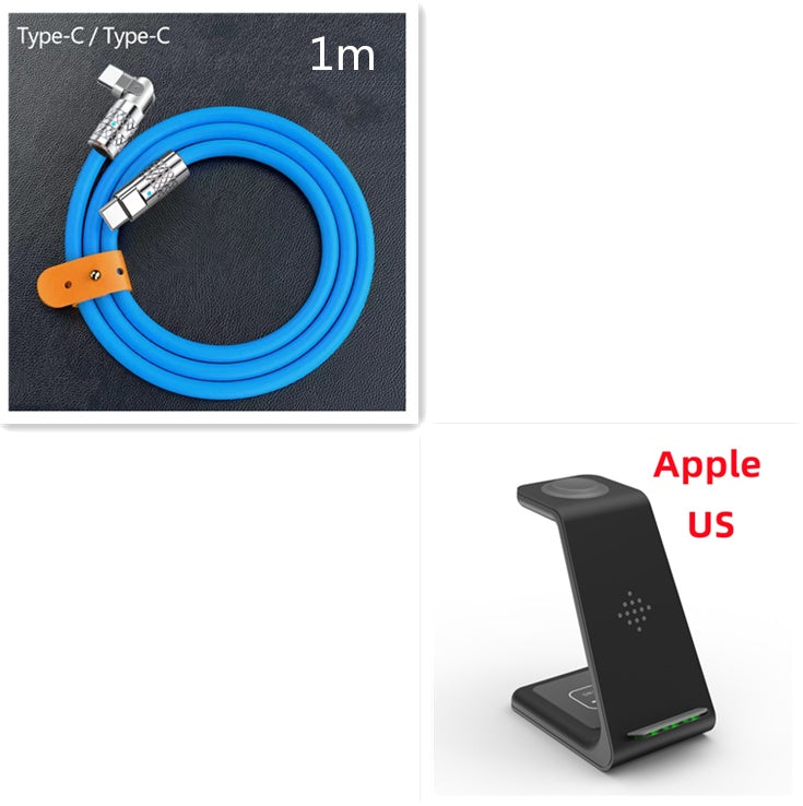 3-in-1 Fast Wireless Charging Station for Apple & Android