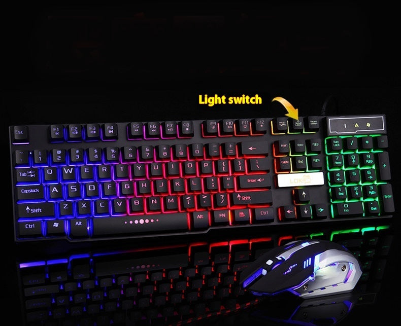 RGB Gaming Keyboard with Wired USB Connection