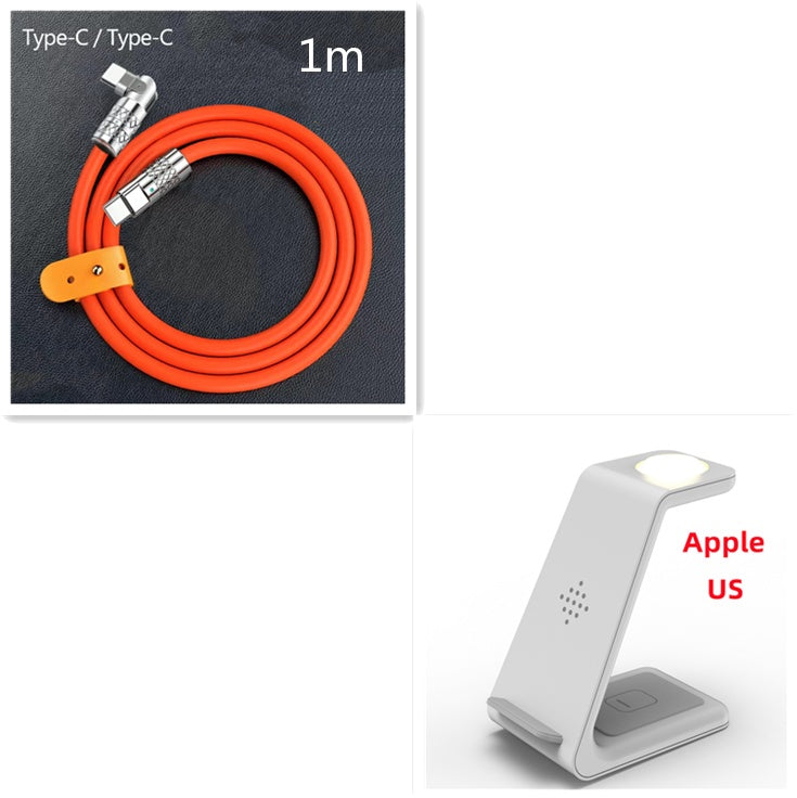 3-in-1 Fast Wireless Charging Station for Apple & Android
