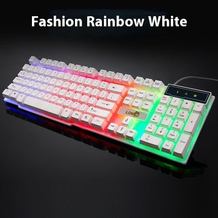 RGB Gaming Keyboard with Wired USB Connection