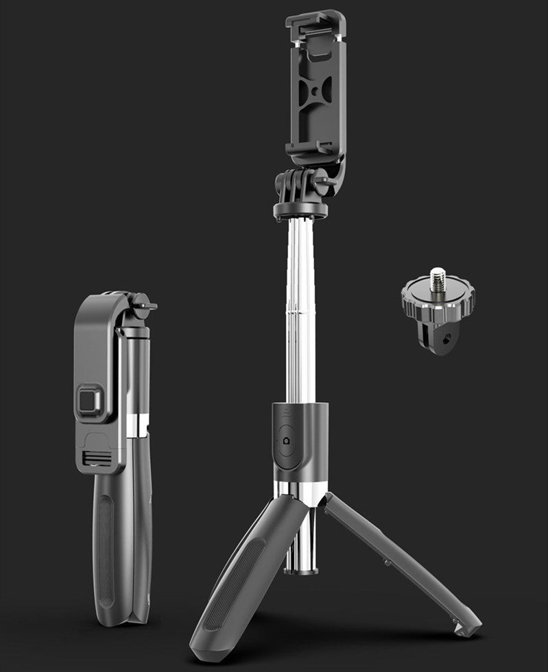 Bluetooth Selfie Stick & Phone Tripod Stand for iPhone & Android