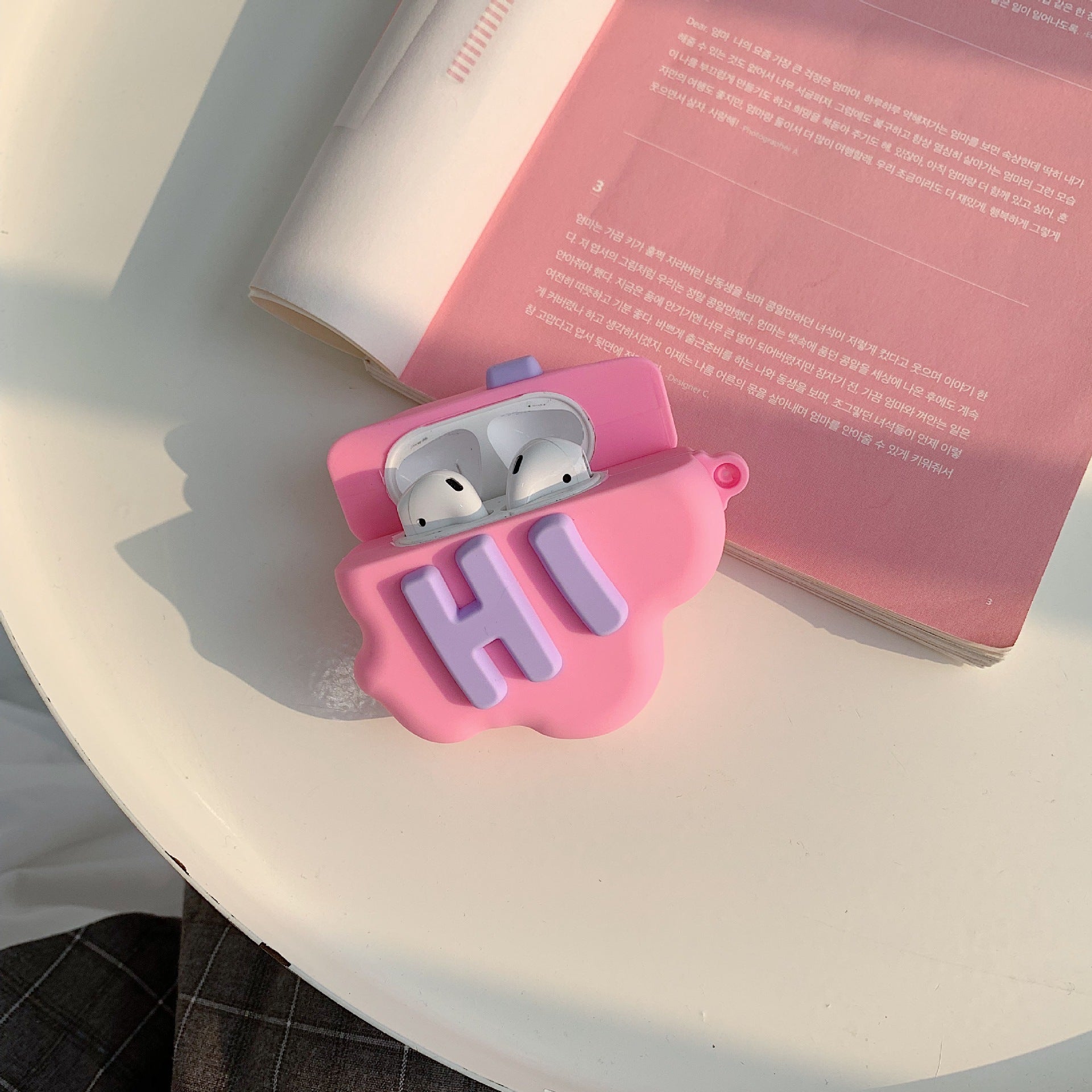Cute Cloud Cartoon AirPod Case - Soft Silicone Cover for AirPods 2
