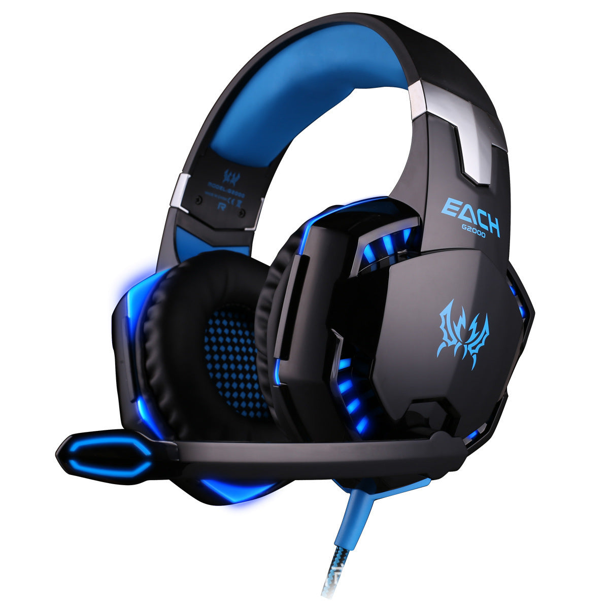 Heavy Bass Gaming Headphones with Mic for Immersive Audio