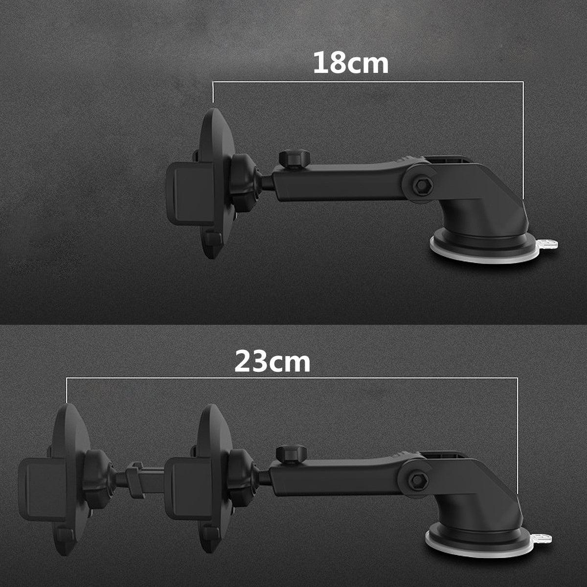 Adjustable Long-Arm Car Mount with Strong Suction