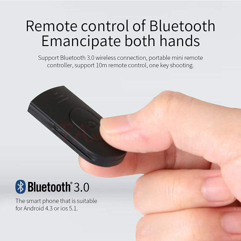 Bluetooth Selfie Stick & Phone Tripod Stand for iPhone & Android
