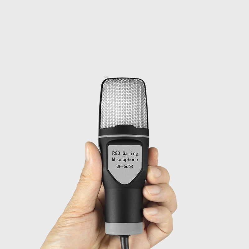 USB Gaming Microphone with Stand for Streaming & Podcasting